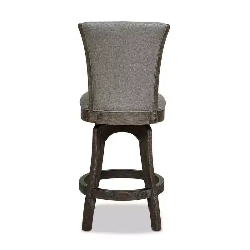 Tabouret de bar pivotant sans accoudoirs Jennifer Taylor Home Henry, hauteur comptoir, 27 pouces