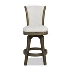 Tabouret de bar pivotant sans accoudoirs Jennifer Taylor Home Henry, hauteur comptoir, 27 pouces