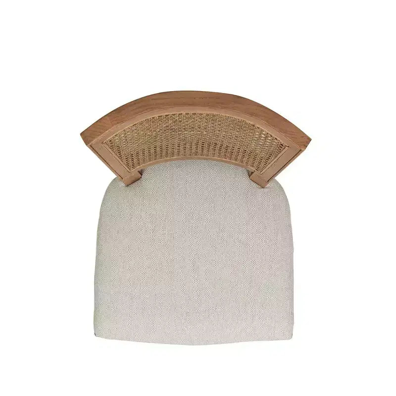 Tabouret de bar sans bras haut dossier en rotin et osier Triomphe Jennifer Taylor Home