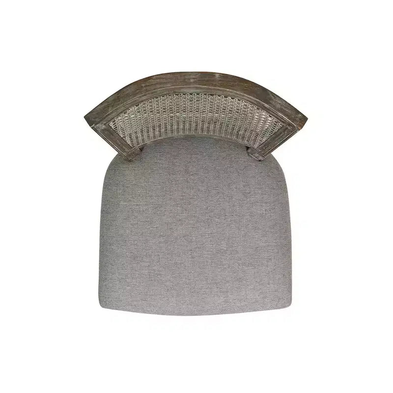 Tabouret de bar sans bras haut dossier en rotin et osier Triomphe Jennifer Taylor Home