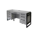 Bureau d'ordinateur Mason en stratifié bois avec tiroirs - Martin Furniture