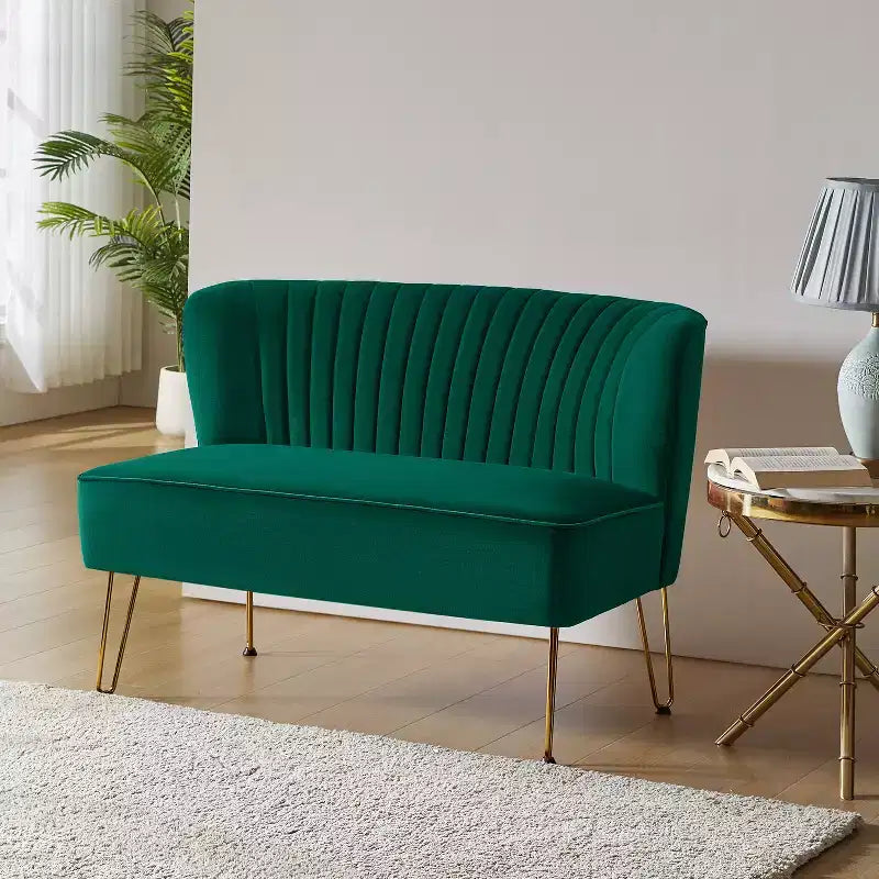 Causeuse Ainhoa 45 à cadre en bois massif et manufacturé | ARTFUL LIVING DESIGN