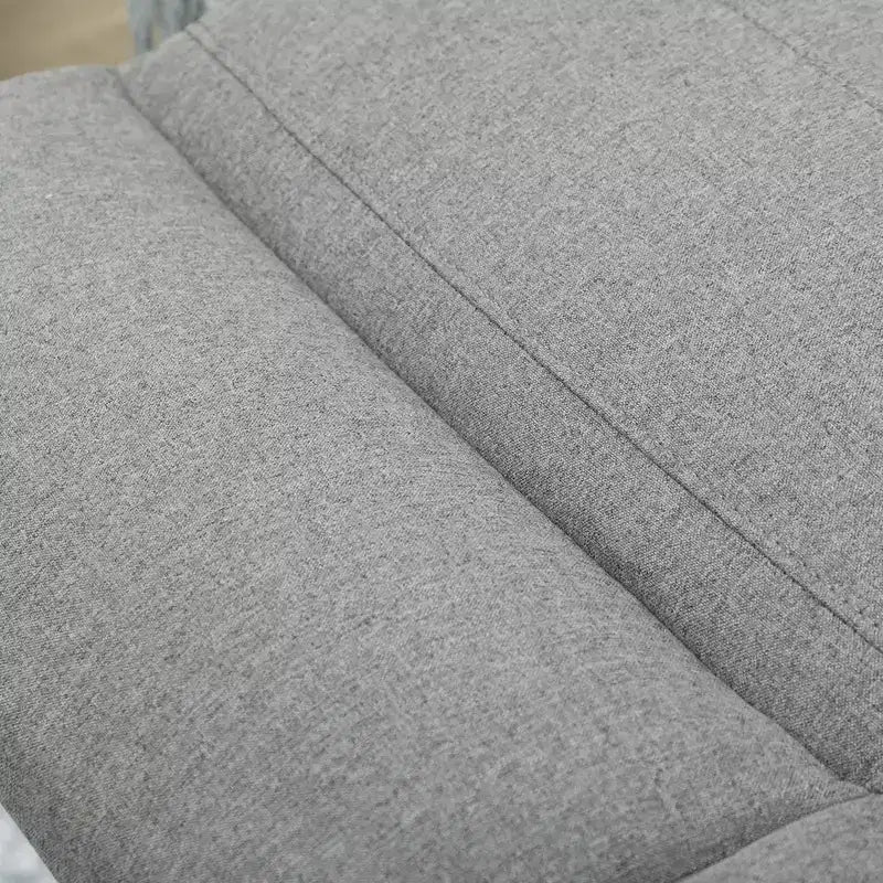 Canapé inclinable moderne HOMCOM avec rembourrage épais en éponge, canapé inclinable 2 places, canapé inclinable manuel