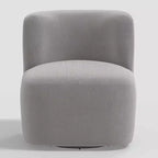 Fauteuil pivotant Neko en velours de luxe - Threshold