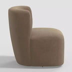 Fauteuil pivotant Neko en velours de luxe - Threshold