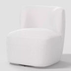 Fauteuil pivotant Neko en velours de luxe - Threshold