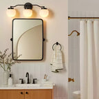 Miroir pivotant rectangulaire de salle de bain 22x30 - Hearth & Hand avec Magnolia