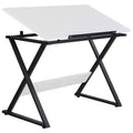 Yaheetech Minimalist Drafting Table For Artists Basic Drawing Deck White