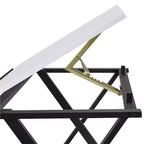 Table à dessin Yaheetech minimaliste pour artistes, plateau blanc