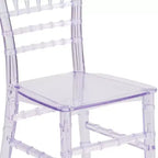 Chaise Chiavari en résine pour enfant Emma et Oliver, lot de 10, pour toutes les occasions, pour la maison ou la location à domicile