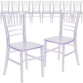 Chaise Chiavari en résine pour enfant Emma et Oliver, lot de 10, pour toutes les occasions, pour la maison ou la location à domicile