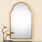 Miroir Mural Doré Kenitra 40 x 24 avec Arc Marocain Uttermost