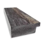 Miroir mural de salle de bain Amanti Art Bark Rustic Char Narrow non biseauté