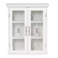 Teamson Home Delaney 20.5 x 24 2-Door Removable Wall Cabinet, White