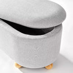 Banc de rangement en forme de pilule Havenstone - Threshold conçu avec Studio McGee