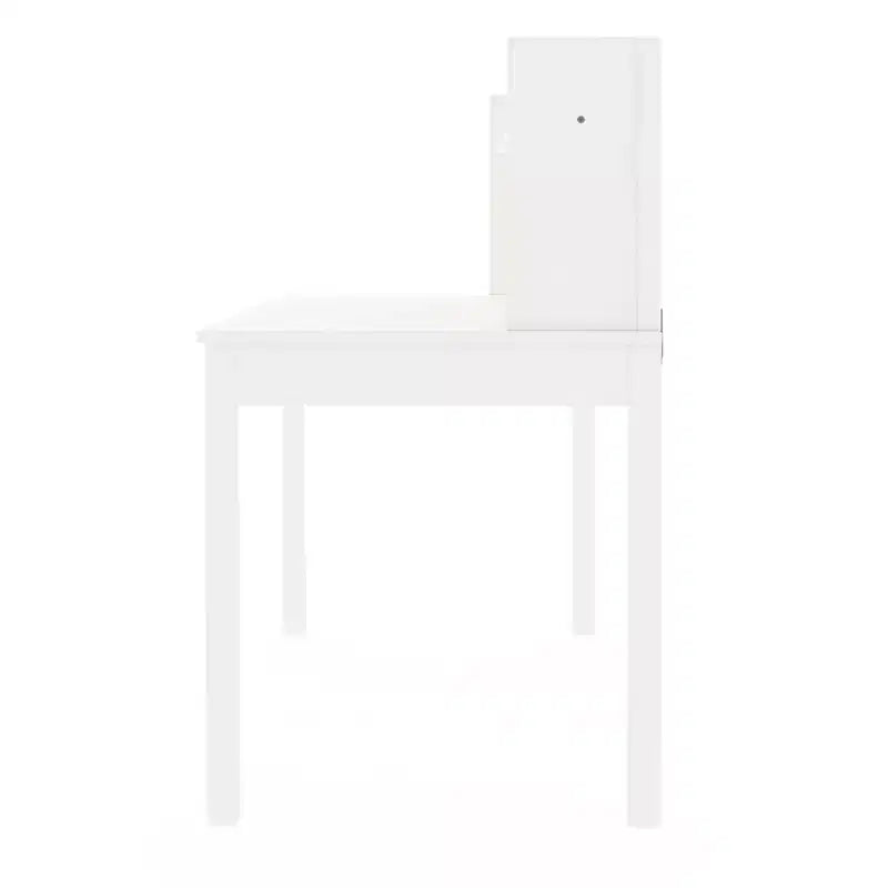 Bureau pour enfant Martha Stewart avec rehausseur et chaise – Bureau pour enfant avec étagère de rangement et tableau en liège, table d'activités pour chambre d'enfant, garçons et filles