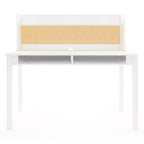 Bureau pour enfant Martha Stewart avec rehausseur et chaise – Bureau pour enfant avec étagère de rangement et tableau en liège, table d'activités pour chambre d'enfant, garçons et filles
