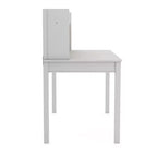 Bureau pour enfant Martha Stewart avec rehausseur et chaise – Bureau pour enfant avec étagère de rangement et tableau en liège, table d'activités pour chambre d'enfant, garçons et filles