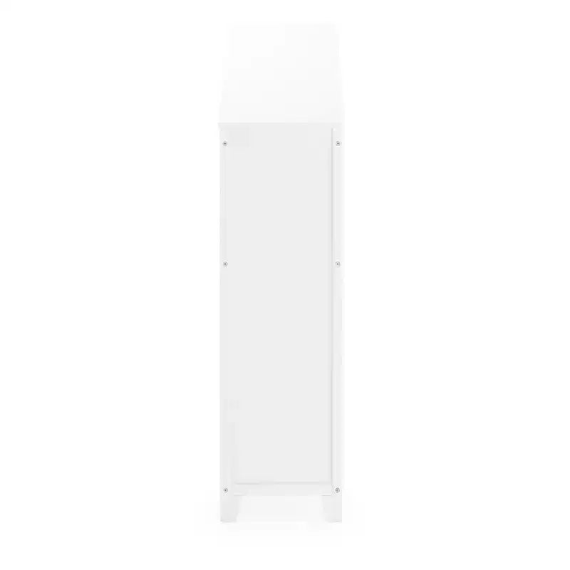 Étagère-bibliothèque de luxe pour maison de poupées Martha Stewart Kids : Bibliothèque et organisateur de jouets en bois pour chambre d'enfant avec bacs de rangement