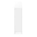 Étagère-bibliothèque de luxe pour maison de poupées Martha Stewart Kids : Bibliothèque et organisateur de jouets en bois pour chambre d'enfant avec bacs de rangement