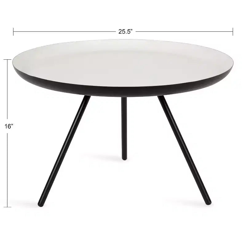 Table basse ronde en métal Laranya de Kate and Laurel