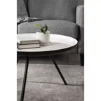 Table basse ronde en métal Laranya de Kate and Laurel