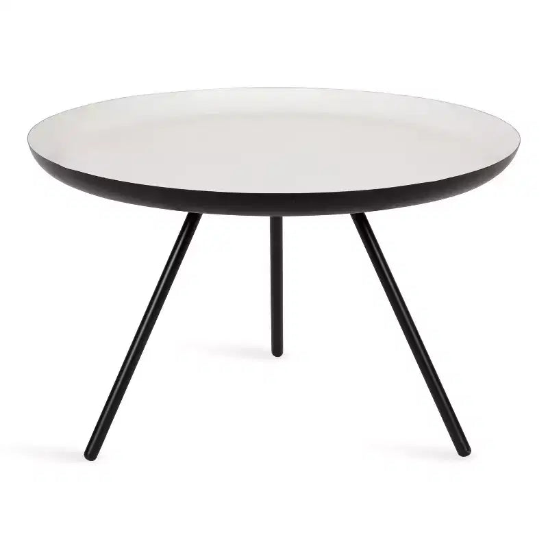 Kate and Laurel Laranya Round Metal Coffee Table