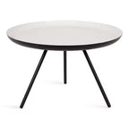 Kate and Laurel Laranya Round Metal Coffee Table