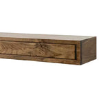 Étagère de cheminée moderne en bois Ember Lotta avec détails de cadre photo