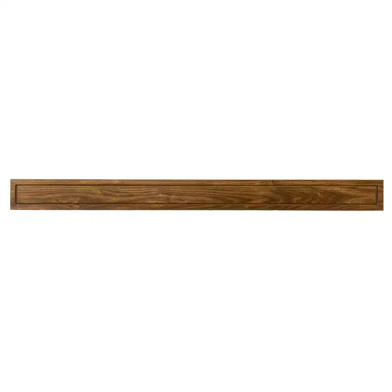 Étagère de cheminée moderne en bois Ember Lotta avec détails de cadre photo