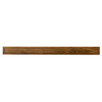 Étagère de cheminée moderne en bois Ember Lotta avec détails de cadre photo