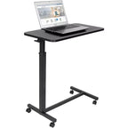Mount-It! Table de lit roulante réglable en hauteur - Noire