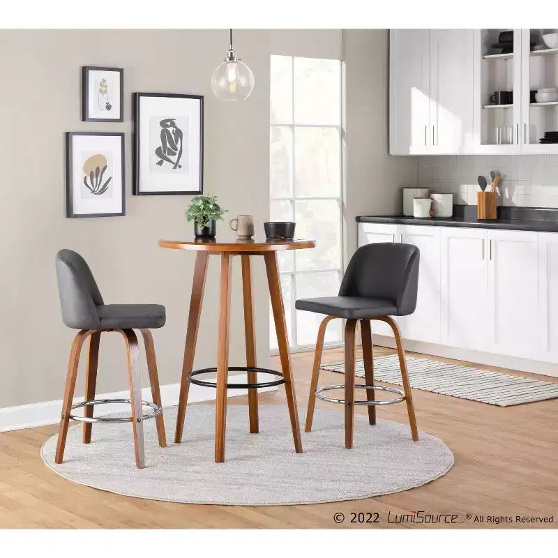 Lot de 2 tabourets de bar Toriano - LumiSource