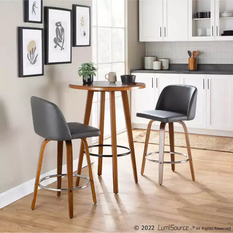 Lot de 2 tabourets de bar Toriano - LumiSource