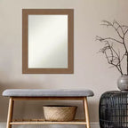 Miroir mural de salle de bain sans biseau Amanti Art Alta