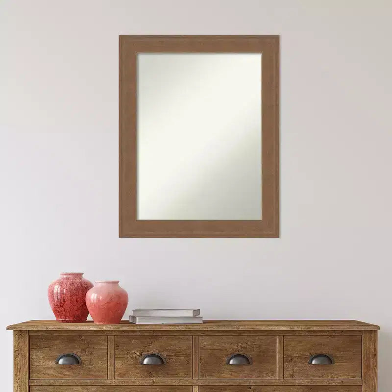 Miroir mural de salle de bain sans biseau Amanti Art Alta