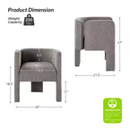 Chaise de salle à manger Elias avec design à trois pieds, lot de 6 ART OF LIVING DESIGNS