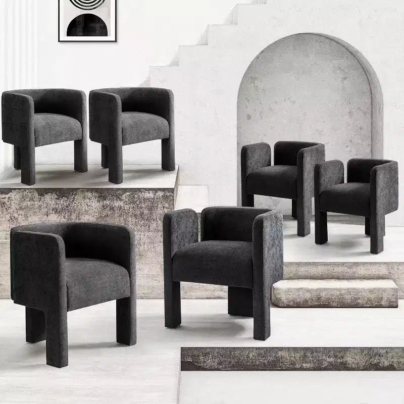 Chaise de salle à manger Elias avec design à trois pieds, lot de 6 ART OF LIVING DESIGNS