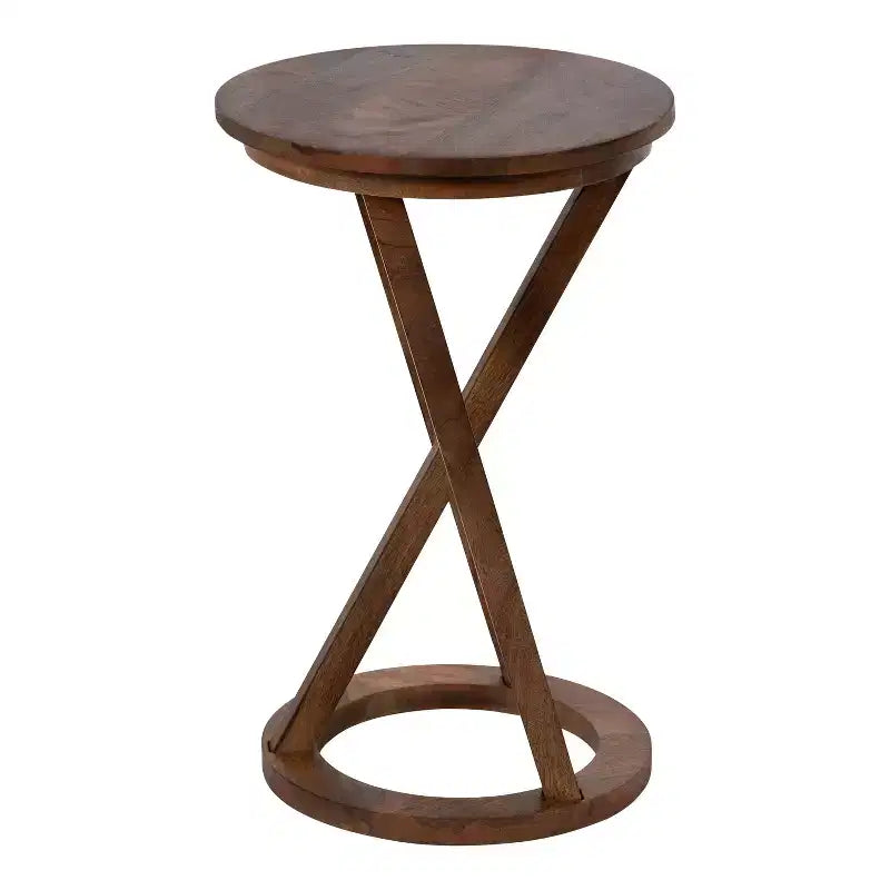 Table d'appoint moderne en bois Aja Kate et Laurel