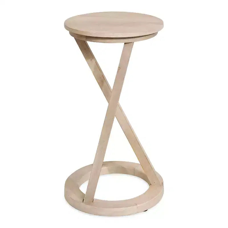 Table d'appoint moderne en bois Aja Kate et Laurel