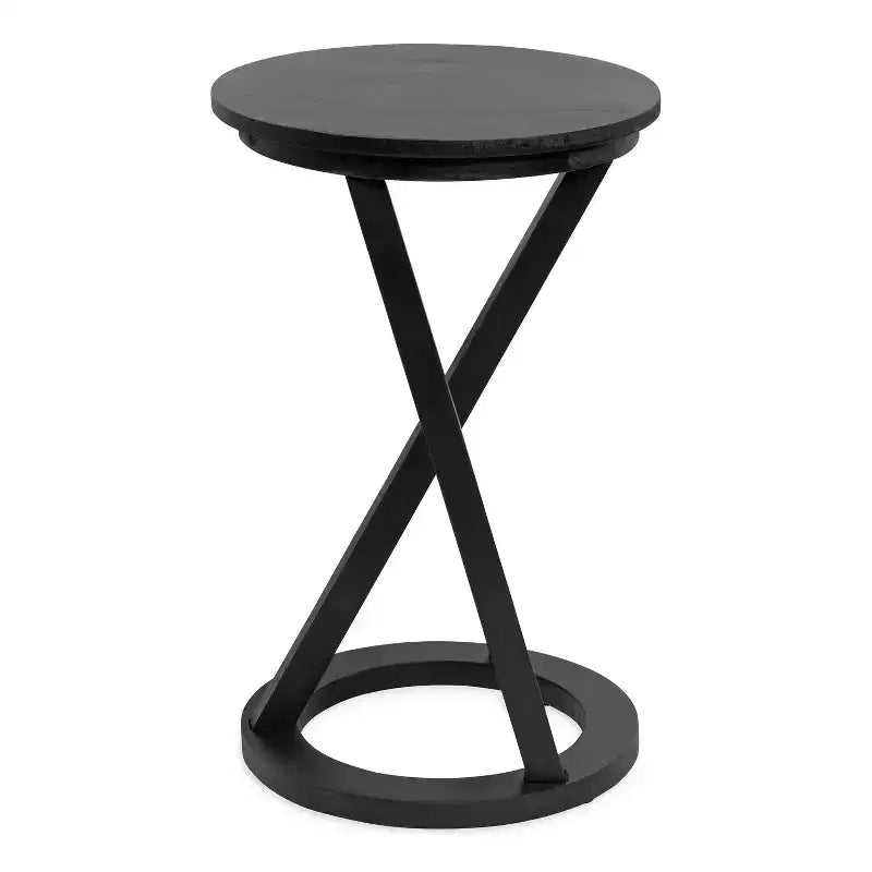 Table d'appoint moderne en bois Aja Kate et Laurel