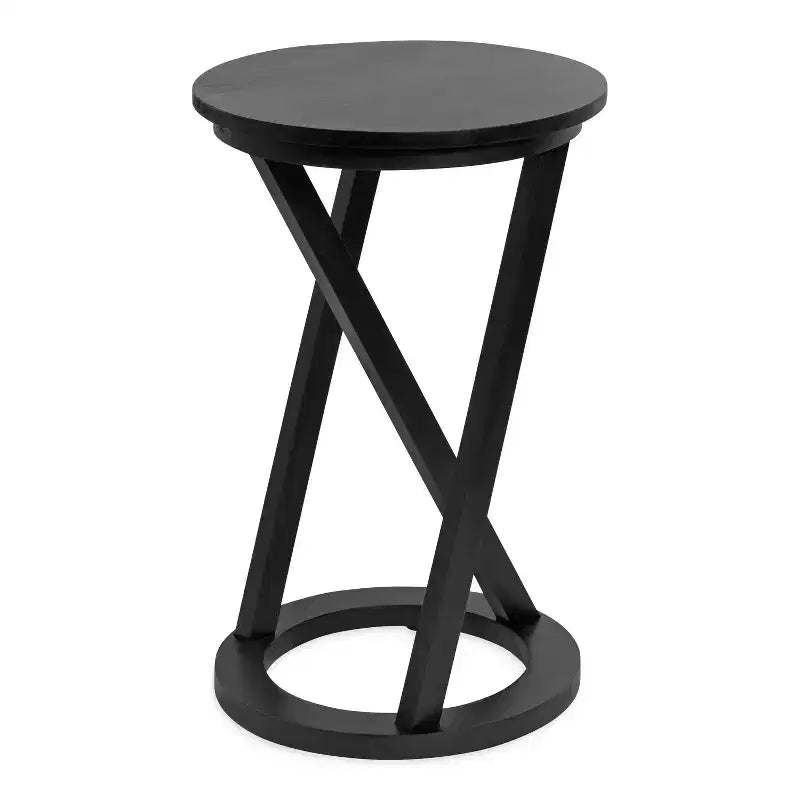 Table d'appoint moderne en bois Aja Kate et Laurel