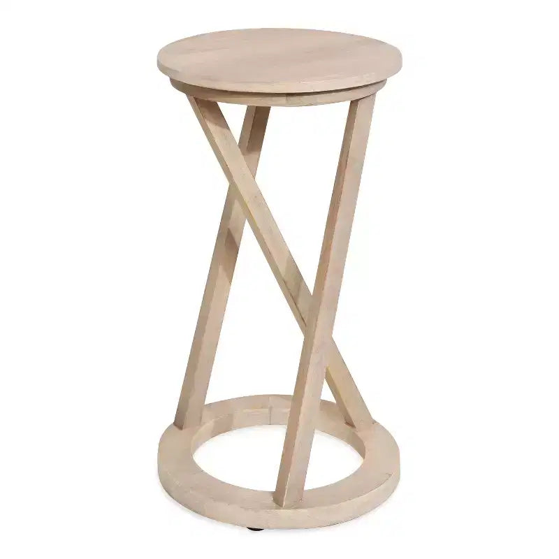 Table d'appoint moderne en bois Aja Kate et Laurel