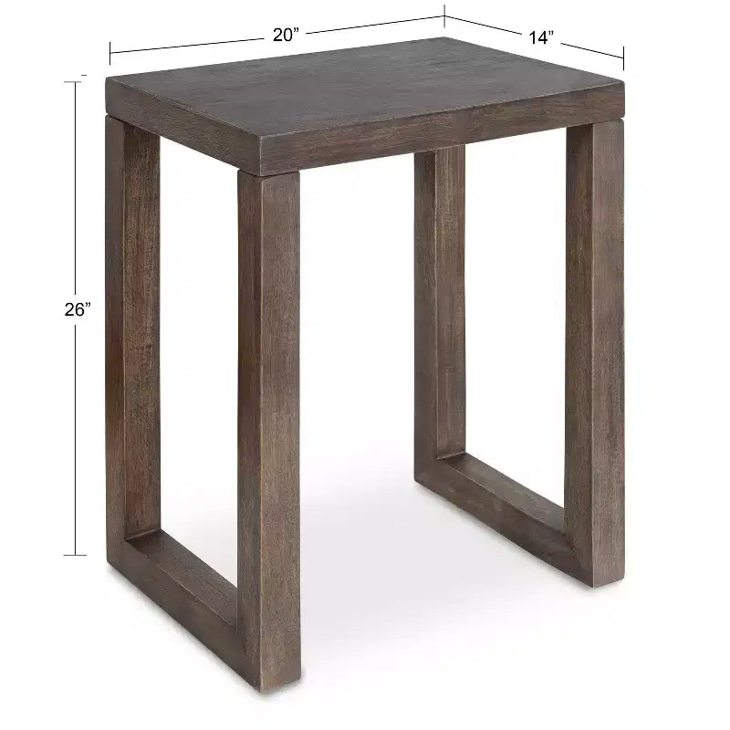 Table d'appoint en bois Elyria par Kate and Laurel