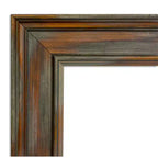 Miroir mural de salle de bain Amanti Art Alexandria Petite avec cadre en bois biseauté