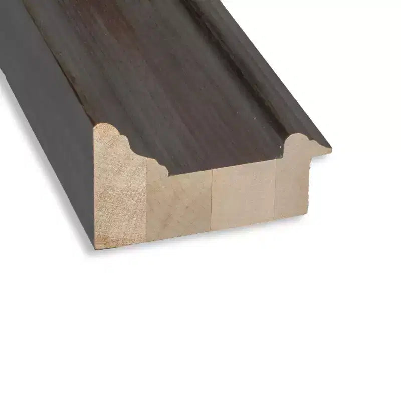 Miroir mural de salle de bain Amanti Art Alexandria Petite avec cadre en bois biseauté