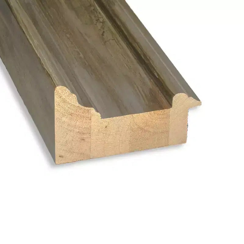 Miroir mural de salle de bain Amanti Art Alexandria Petite avec cadre en bois biseauté