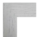 Miroir mural de salle de bain en bois biseauté Shiplap Petite par Amanti Art