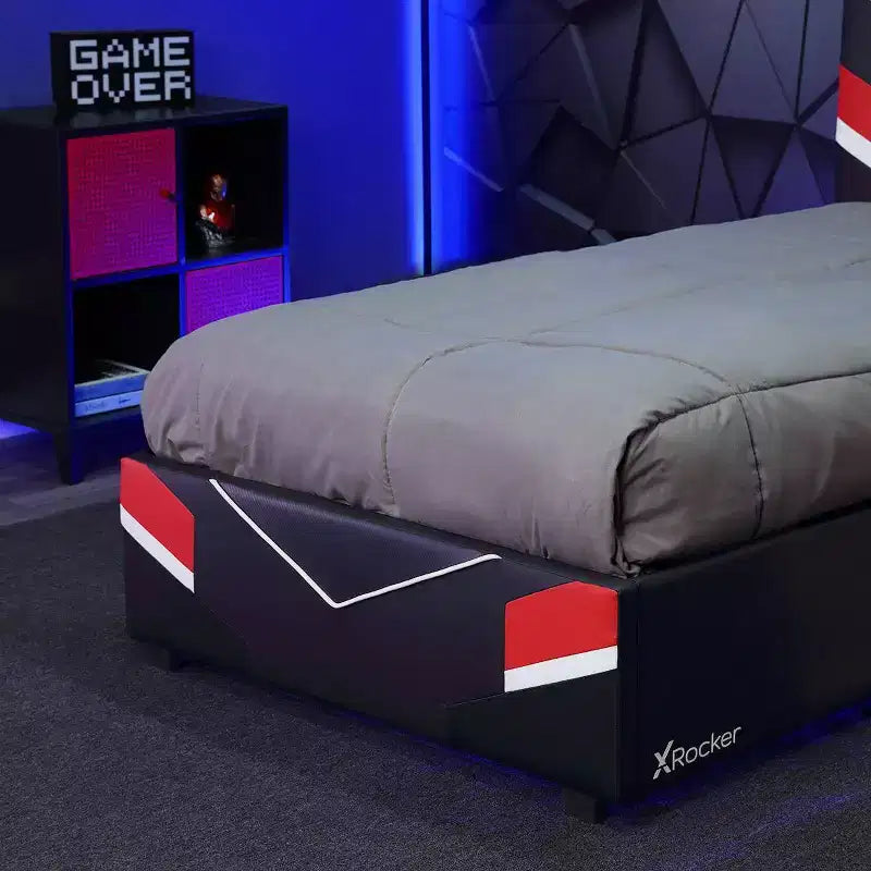 Lit Cadre de Jeu Orion eSports Noir/Rouge - X Rocker