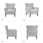 Lot de 2 fauteuils Rachel avec accoudoirs spéciaux | ART OF LIVING DESIGNS